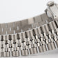 1990 PAPERS Rolex DateJust BLUE 36mm Stainless Engine-Turned JUBILEE 16220 BOX