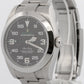 2019 Rolex Air-King 116900 40mm Black Green Stainless Steel Automatic Box Papers