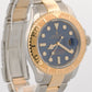 Rolex Yacht-Master 40mm BLUE Two-Tone 18K Yellow Gold Stainless Steel YM1 16623