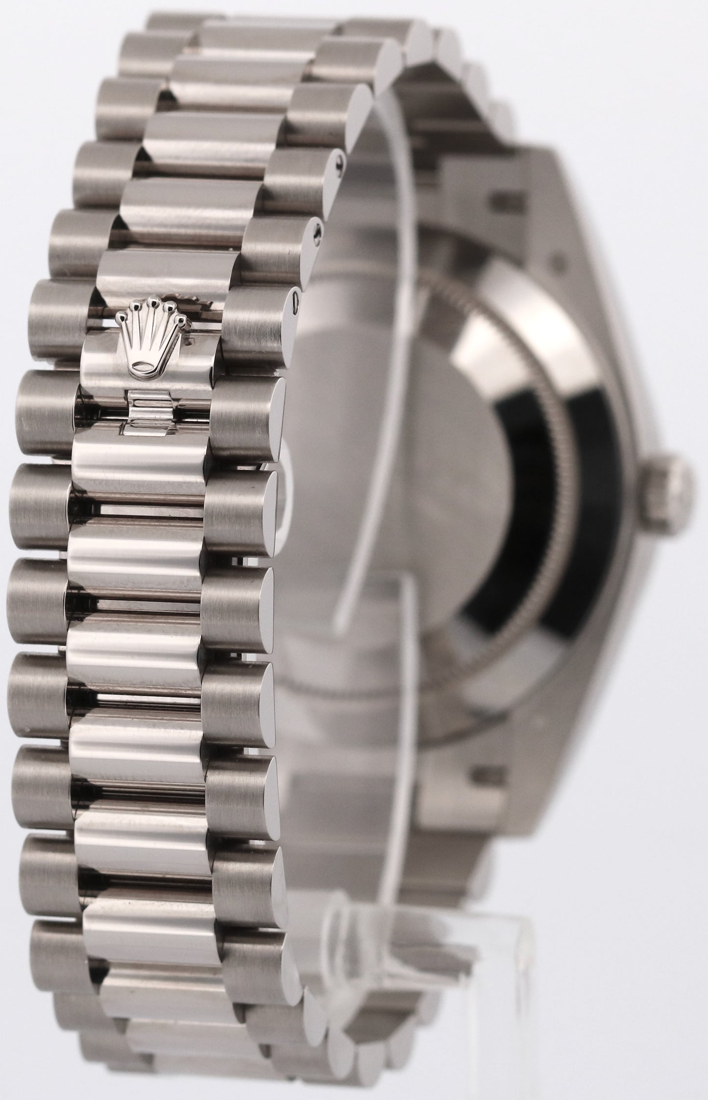 2021 PAPERS Rolex Day-Date President 40mm SILVER TAPESTRY 18K Gold 228239 BOX