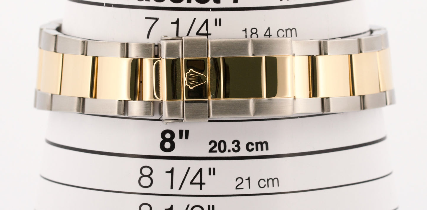 Rolex Yacht-Master 40mm BLUE Two-Tone 18K Yellow Gold Stainless Steel YM1 16623