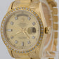 Rolex Day-Date President 18238 CHAMPAGNE DIAMOND 36mm BARK 18K Yellow Gold