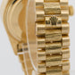 Rolex Day-Date President 18238 CHAMPAGNE DIAMOND 36mm BARK 18K Yellow Gold