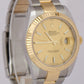 MINT Rolex DateJust 41 CHAMPAGNE 18K Yellow Gold Steel Oyster 41mm 126333 Watch