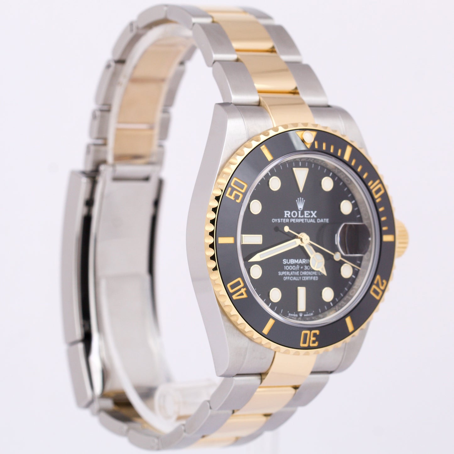 MINT 2020 PAPERS Rolex Submariner Date 41mm Ceramic Two-Tone Gold 126613 LN B+P