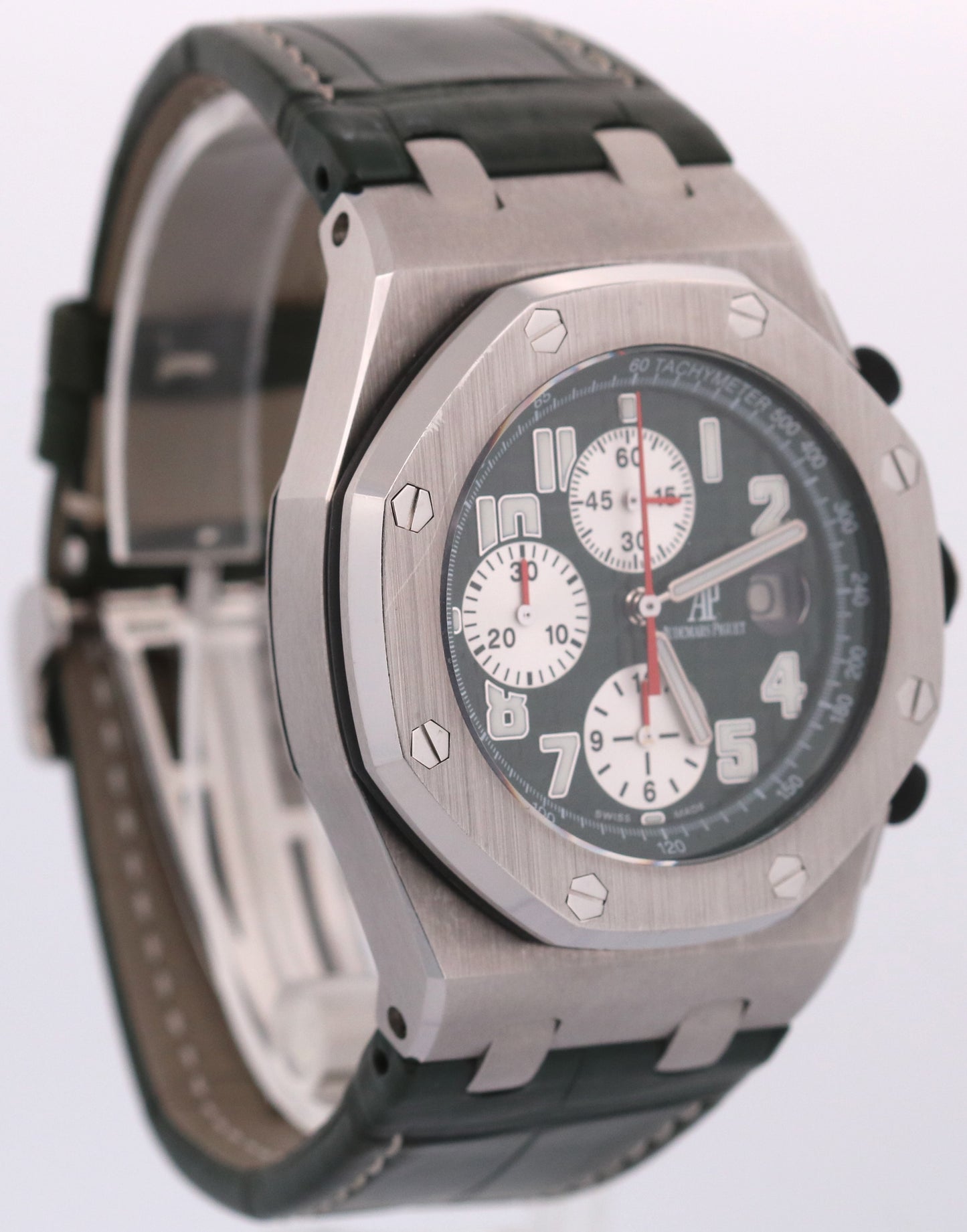 PAPERS Audemars Piguet Royal Oak Offshore MONTE NAPOLEONE GREEN 42mm 26075ST LTD
