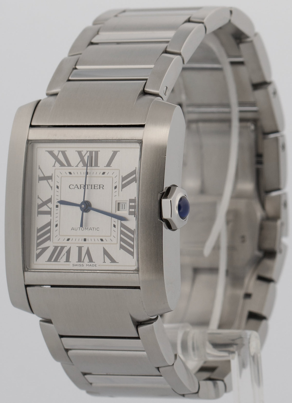 2023 Cartier Tank Francaise WSTA0067 4469 30mm Silver Steel Automatic Box Papers