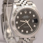 MINT 2024 PAPERS Rolex DateJust 41mm BLACK DIAMOND 18K JUBILEE Fluted 126334 BOX