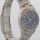 1981 Rolex Oyster Perpetual Date 16000 Blue Diamond Stainless Steel 36mm Watch