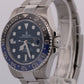 Rolex GMT-Master II BATMAN Stainless Steel Blue Black OYSTER 40mm 116710 BLNR