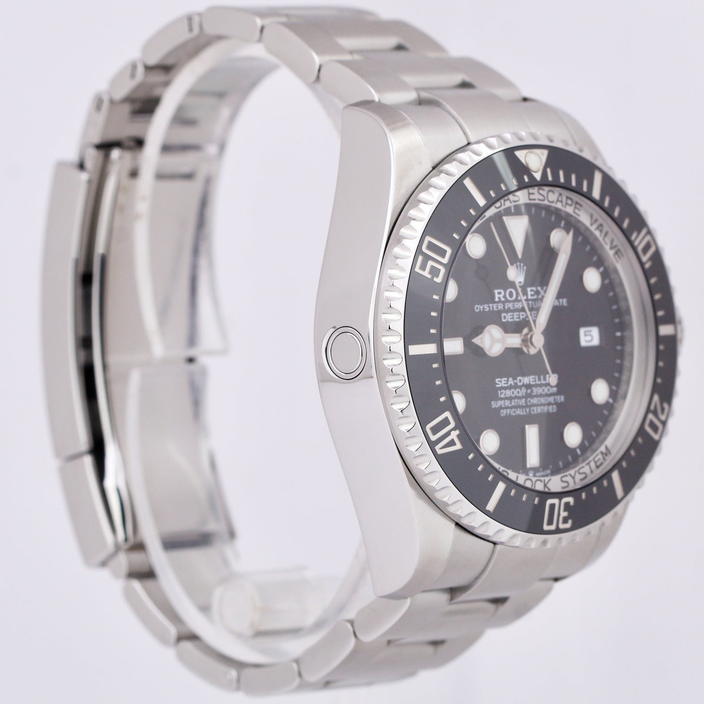 PAPERS Rolex Sea-Dweller Deepsea 126660 BLACK Stainless Steel Dive 44mm BOX