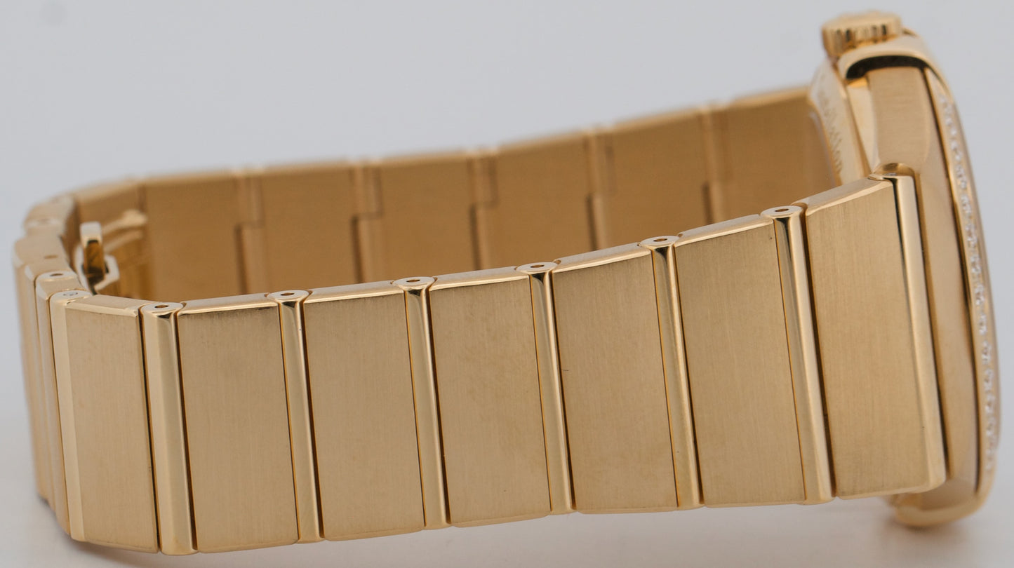 Omega Constellation FACTORY MOP DIAMOND 18K Yellow Gold 35mm 123.55.35.20.55.001