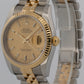 Rolex DateJust 116233 Champagne Two-Tone 18K Gold Steel Jubilee 36mm Watch
