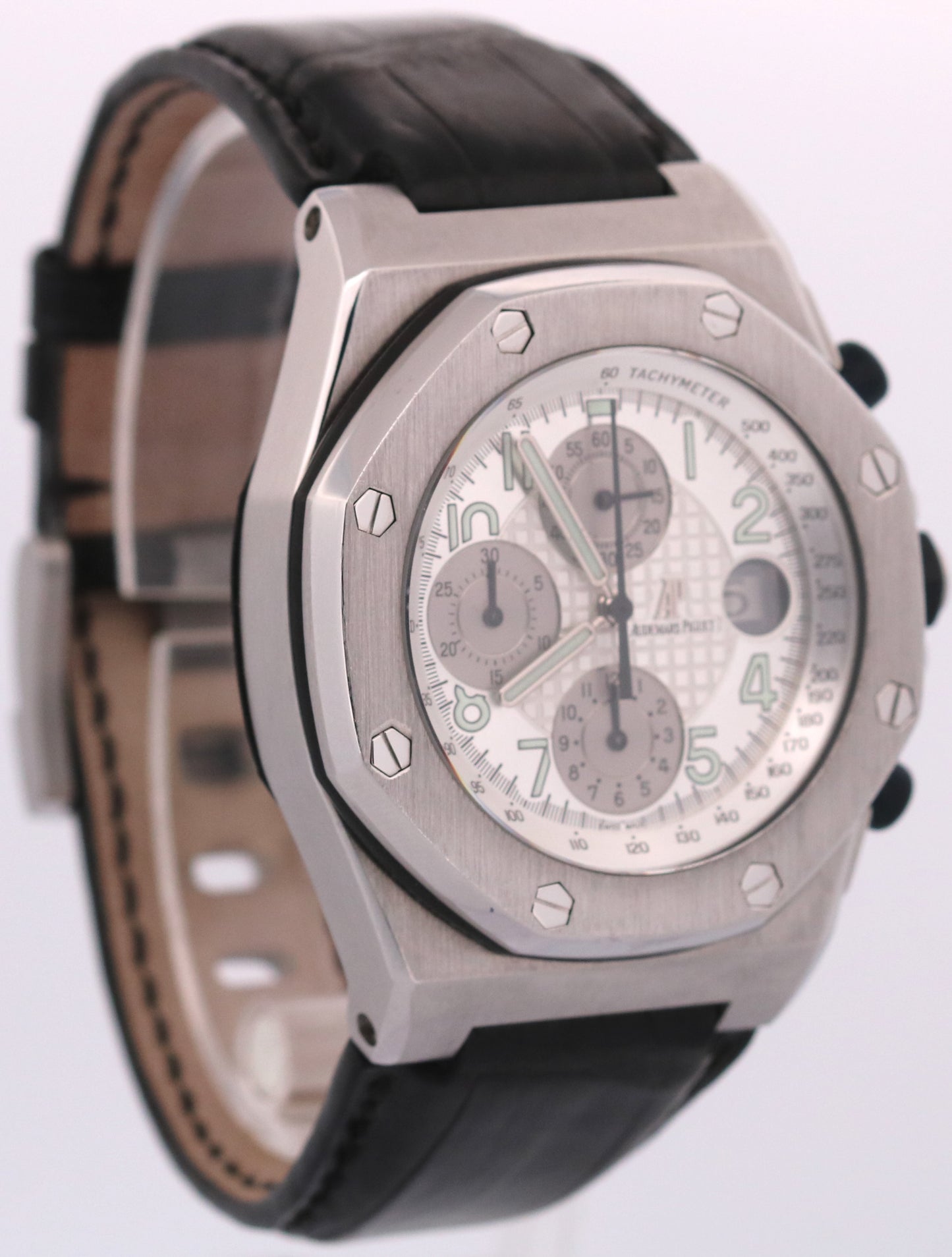 Audemars Piguet Royal Oak Offshore SILVER Stainless Steel 42mm 25770ST Watch