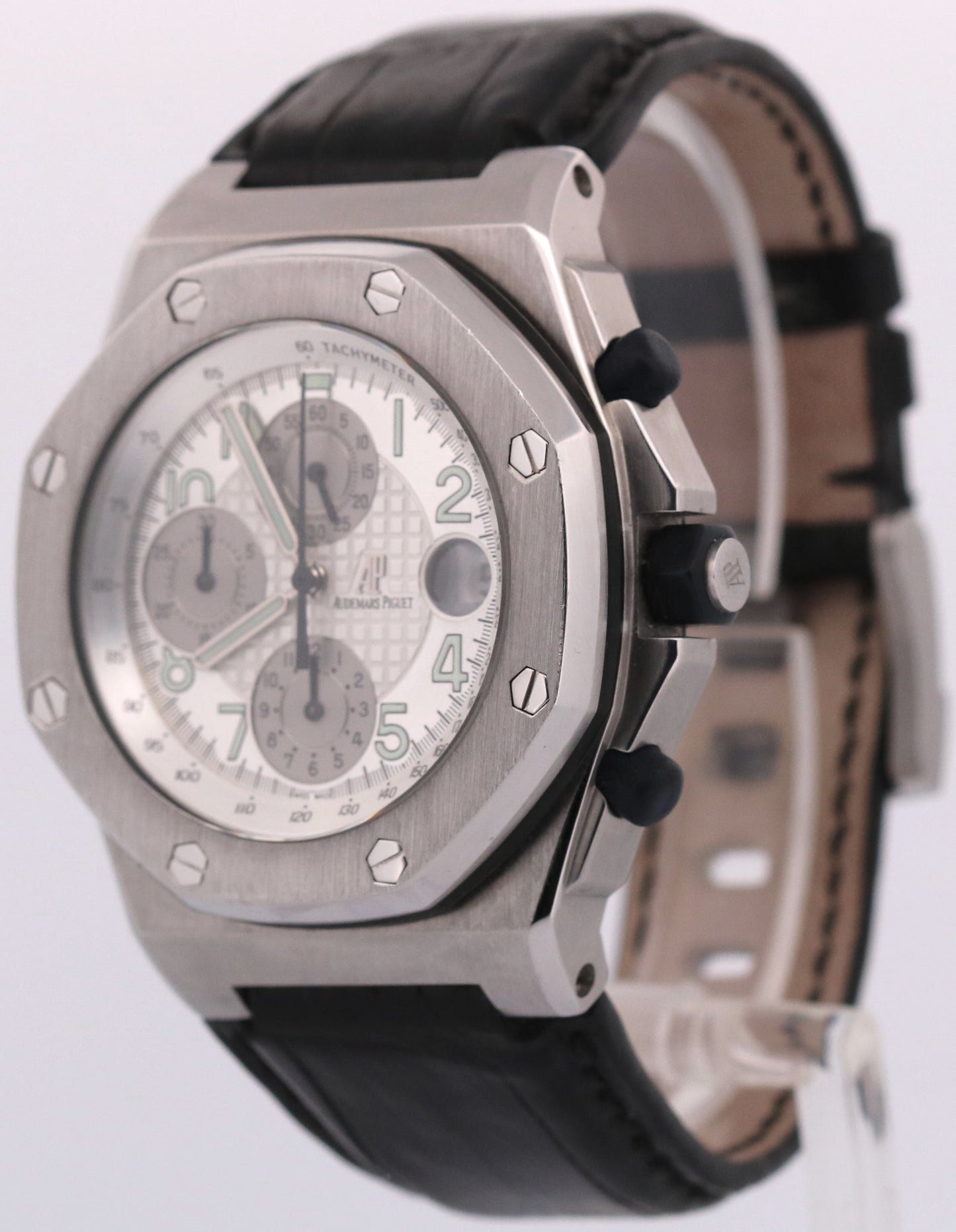 Audemars Piguet Royal Oak Offshore SILVER Stainless Steel 42mm 25770ST Watch