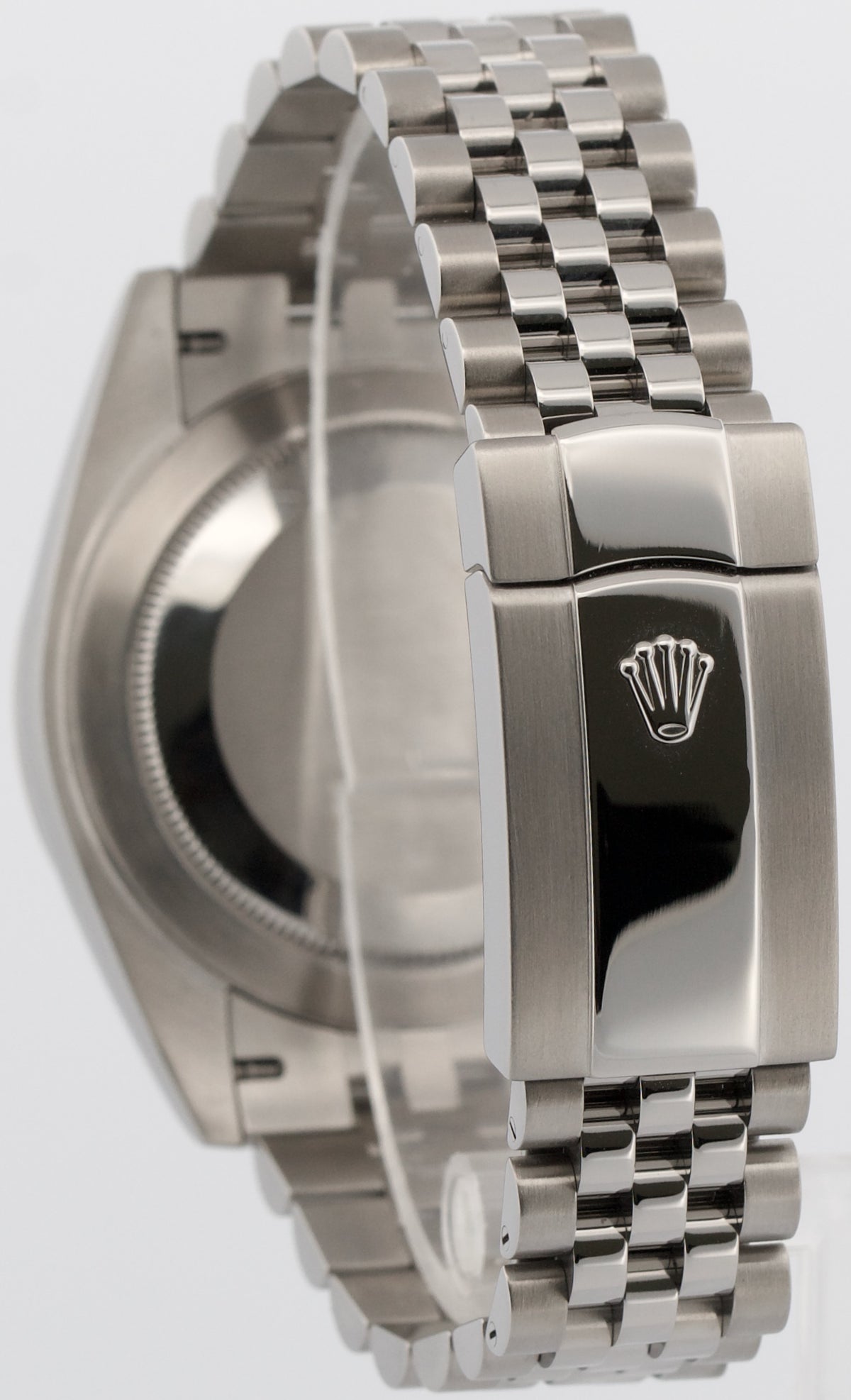 2018 Rolex DateJust 41 126334 Rhodium 18K Steel Jubilee Fluted 41mm Box Papers