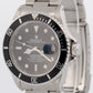 1999 PAPERS Rolex Submariner Date SWISS ONLY Black 40mm Steel 16610 Watch BOX