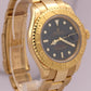 UNPOLISHED Rolex Yacht-Master BLUE 18K Yellow Gold 40mm NO-HOLES 16628 Watch