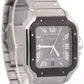 2026 SERVICE PAPERS Cartier Santos 39.8mm BLACK ADLC Steel 4072 WSSA0037 BOX