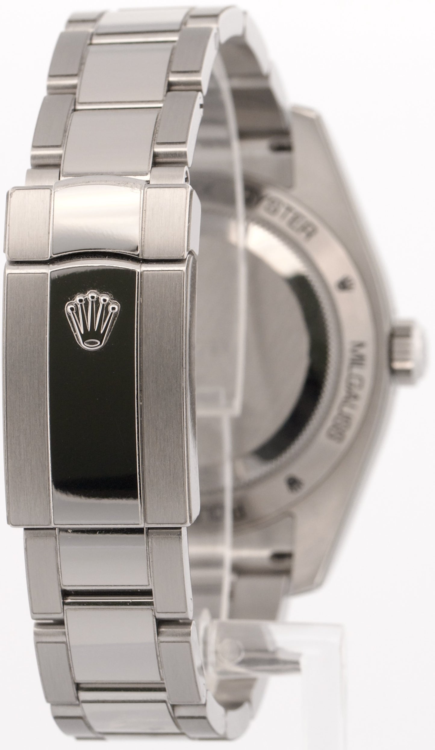 2021 PAPERS Rolex Milgauss BLUE 40mm Z-Blue Green 116400 GV Stainless Watch BOX