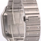 2026 SERVICE PAPERS Cartier Santos 39.8mm BLACK ADLC Steel 4072 WSSA0037 BOX