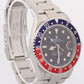 Rolex GMT-Master II 40mm PEPSI Red Blue Stainless Steel NO-HOLES 16710 Watch