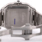 2026 SERVICE PAPERS Cartier Santos 39.8mm BLACK ADLC Steel 4072 WSSA0037 BOX