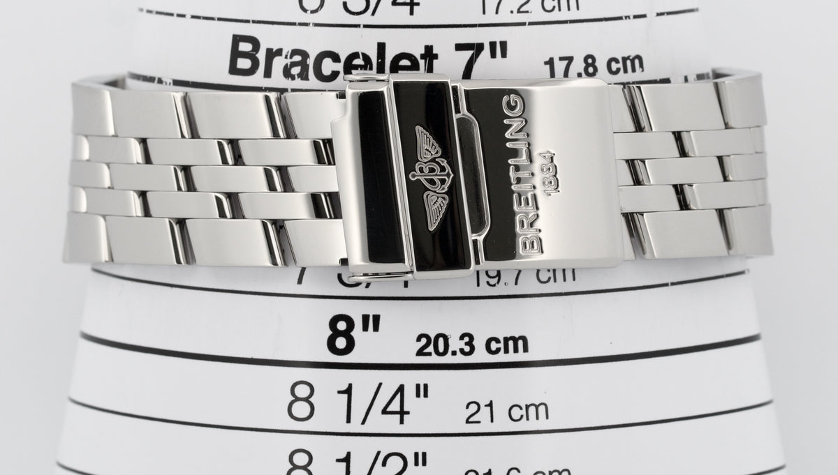 Breitling Bentley 6.75 A44362 Silver White 48mm Stainless Steel Automatic Watch
