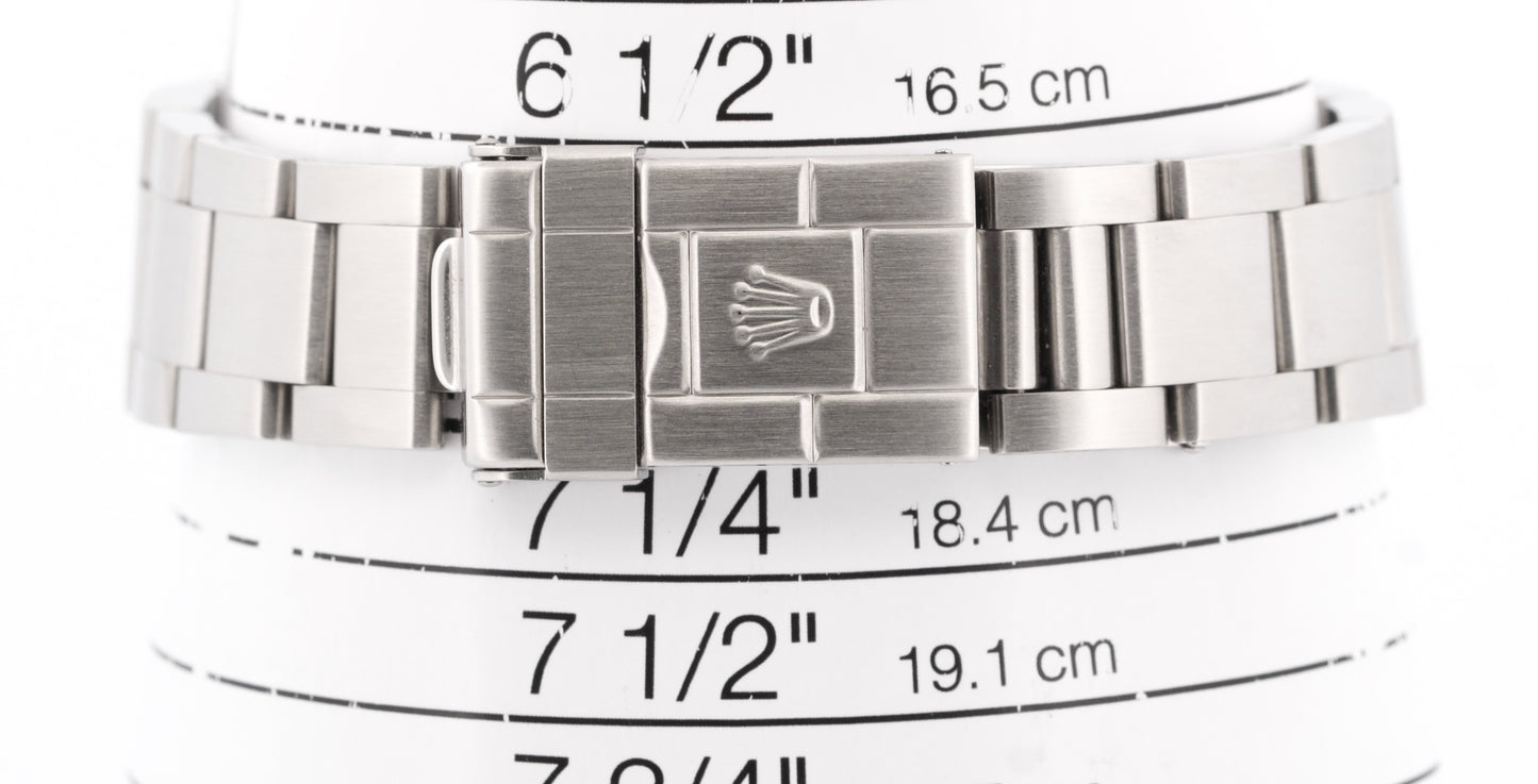 Rolex GMT-Master II 40mm PEPSI Red Blue Stainless Steel NO-HOLES 16710 Watch