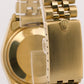 PAPERS Rolex Oyster Perpetual Date 34mm JUBILEE 14K Gold FLUTED 15037 Watch BOX