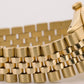 PAPERS Rolex Oyster Perpetual Date 34mm JUBILEE 14K Gold FLUTED 15037 Watch BOX