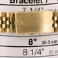 PAPERS Rolex Oyster Perpetual Date 34mm JUBILEE 14K Gold FLUTED 15037 Watch BOX