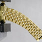 PAPERS Rolex Oyster Perpetual Date 34mm JUBILEE 14K Gold FLUTED 15037 Watch BOX