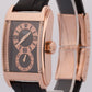 Rolex Cellini Prince 18K Rose Gold BLACK Arabic Leather 35mm x 28mm 5442/5
