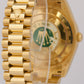 Rolex Day-Date II President 41mm CHAMPAGNE 18K Yellow Gold Fluted 218238 BOX