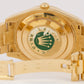 Rolex Day-Date II President 41mm CHAMPAGNE 18K Yellow Gold Fluted 218238 BOX