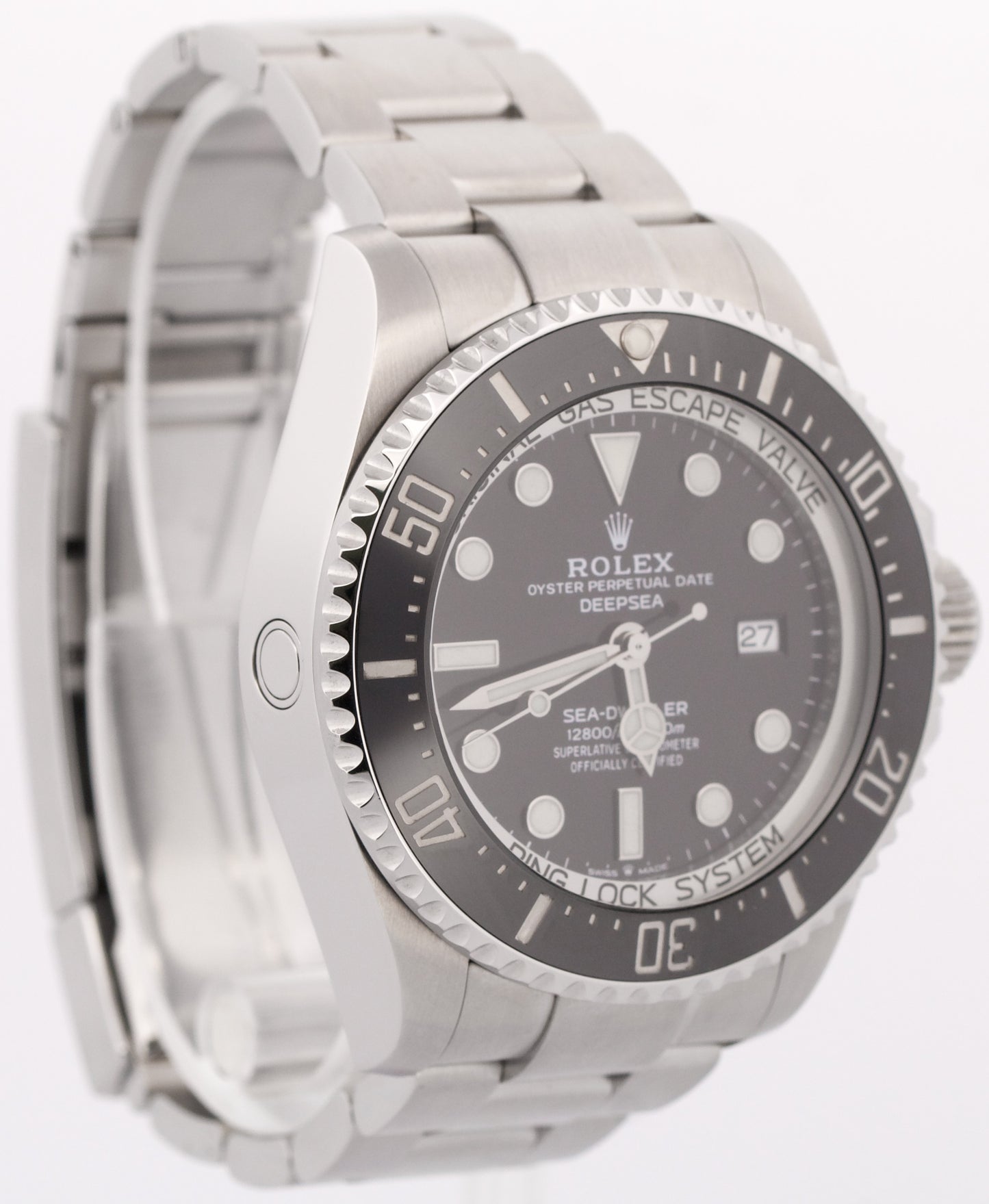 2021 PAPERS Rolex Sea-Dweller Deepsea BLACK 44mm Stainless Ceramic 126660 BOX