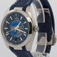 Omega Seamaster 220.12.43.22.03.001 Blue Rubber Aqua Terra Worldtimer Watch BOX