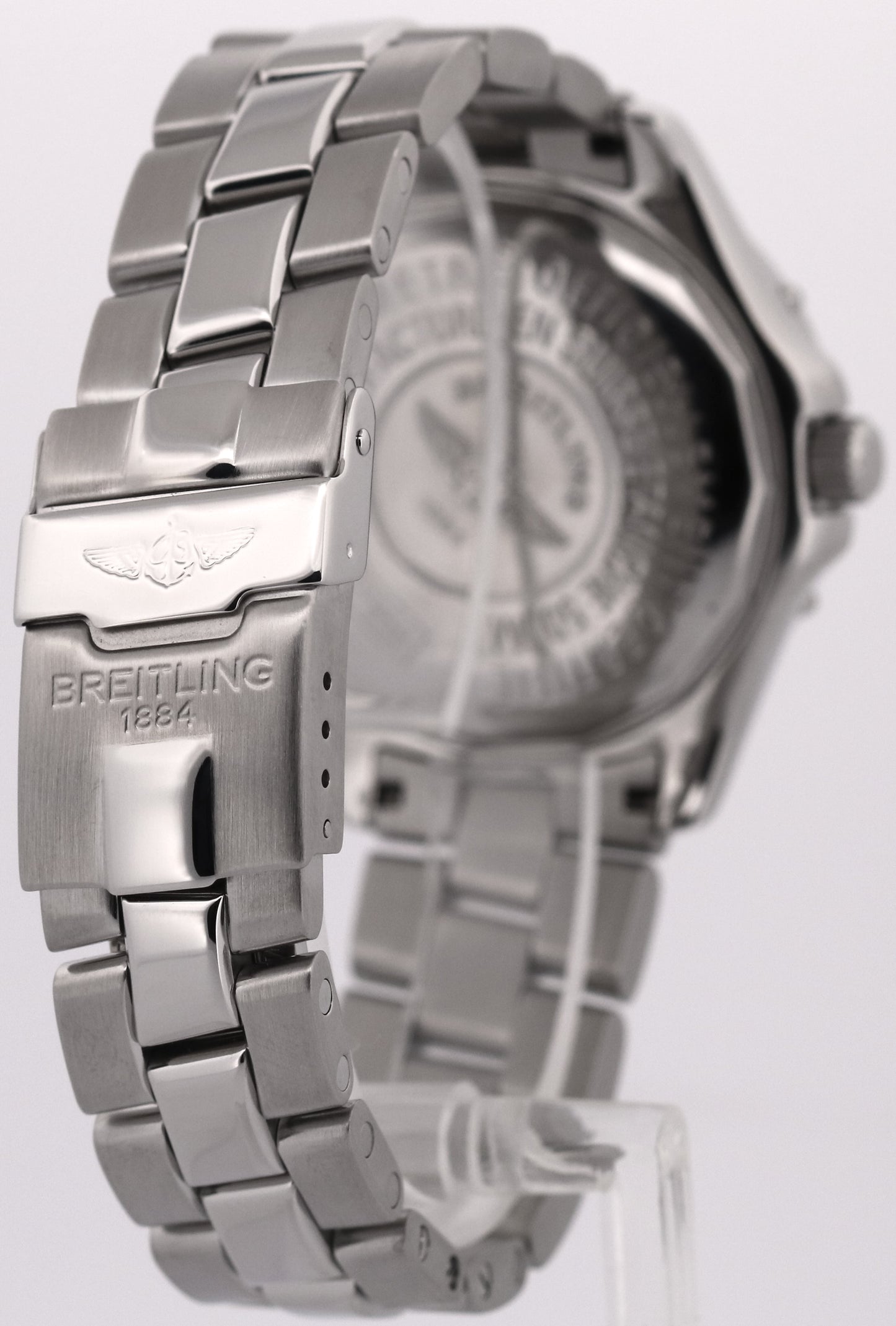 Breitling Colt SILVER WHITE 38mm Stainless Steel Automatic Date Watch A17350
