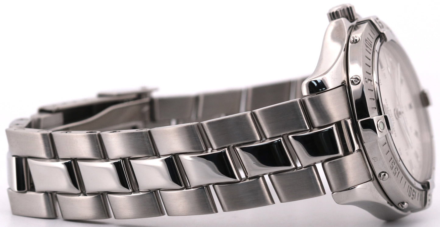 Breitling Colt SILVER WHITE 38mm Stainless Steel Automatic Date Watch A17350