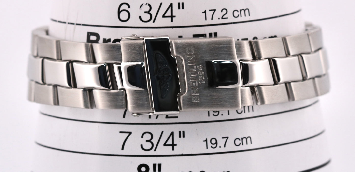 Breitling Colt SILVER WHITE 38mm Stainless Steel Automatic Date Watch A17350