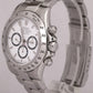 Rolex Daytona Cosmograph White ZENITH Stainless Steel A-SERIAL 40mm 16520 Watch