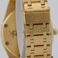 Vintage Audemars Piguet Royal Oak 4100BA Patina Gray Diamond 35mm 18K Gold Watch
