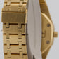Vintage Audemars Piguet Royal Oak 4100BA Patina Gray Diamond 35mm 18K Gold Watch