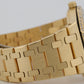 Vintage Audemars Piguet Royal Oak 4100BA Patina Gray Diamond 35mm 18K Gold Watch