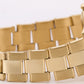 Rolex Oyster Perpetual Date 34mm SILVER 18K Yellow Gold FLUTED Watch 15238