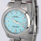 2021 PAPERS Rolex Oyster Perpetual 31 Steel TURQUOISE Blue 31mm 277200 Watch BOX