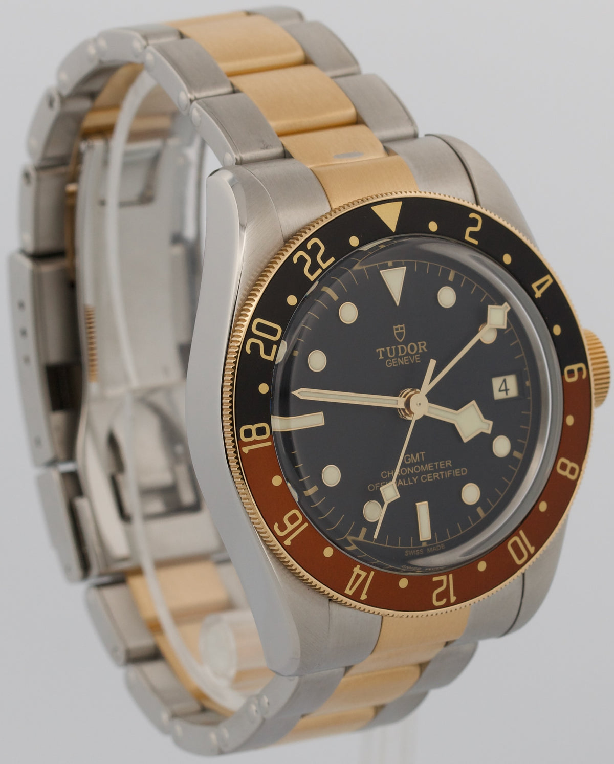 2022 Tudor Black Bay 79833 MN GMT Root Beer Two-Tone 18K Steel 41mm Box Papers