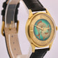 RARE VINTAGE GUBELIN Ipso Matic CLOISONNE ENAMEL FISH 35mm 18K Gold Automatic