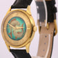 RARE VINTAGE GUBELIN Ipso Matic CLOISONNE ENAMEL FISH 35mm 18K Gold Automatic
